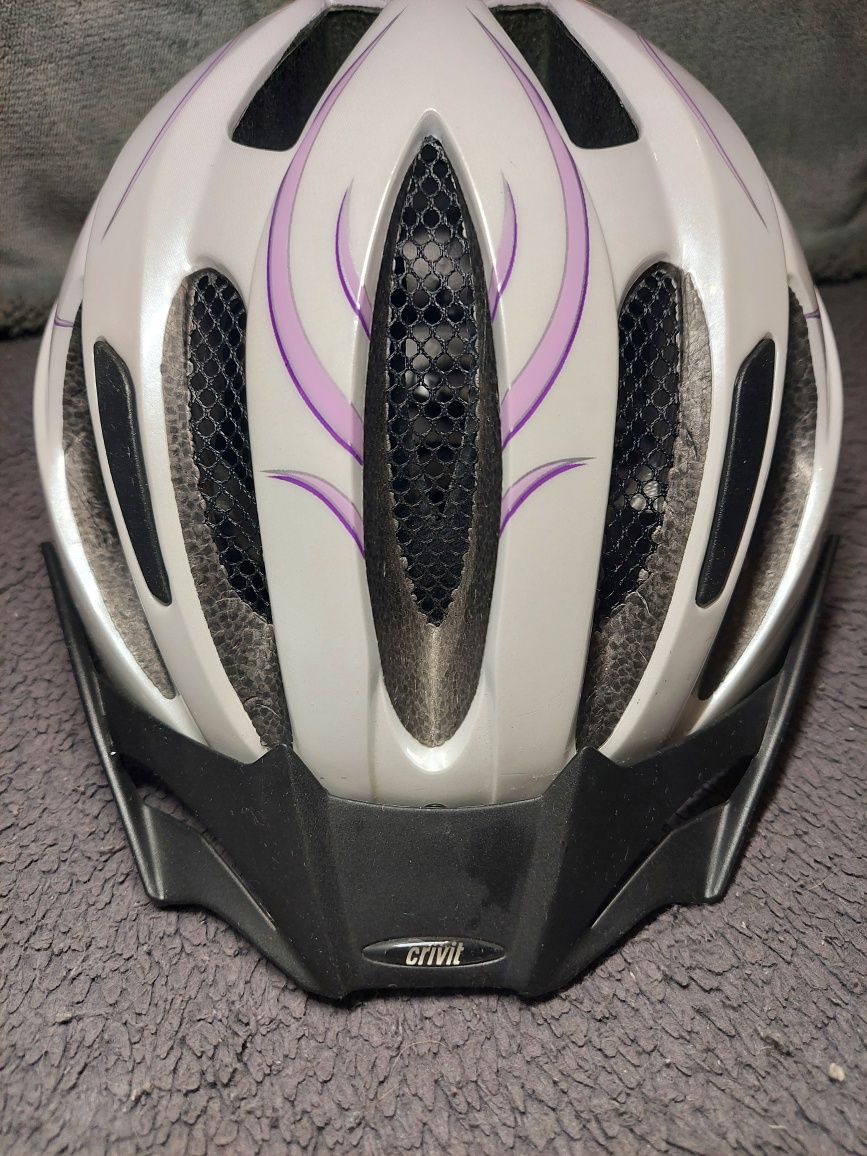 Kask ze światełkiem crivit damski s/m