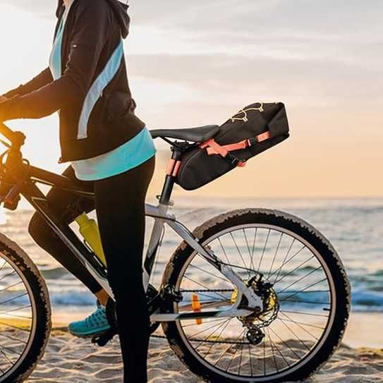 Duża torba podsiodłowa rowerowa sakwa pod siodełko wodoodrpona