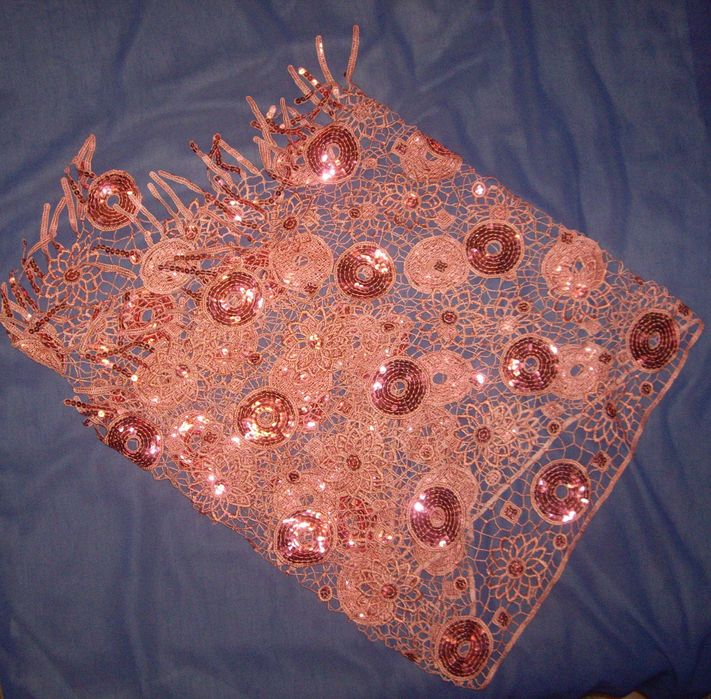 Нарядный шарф-накидка