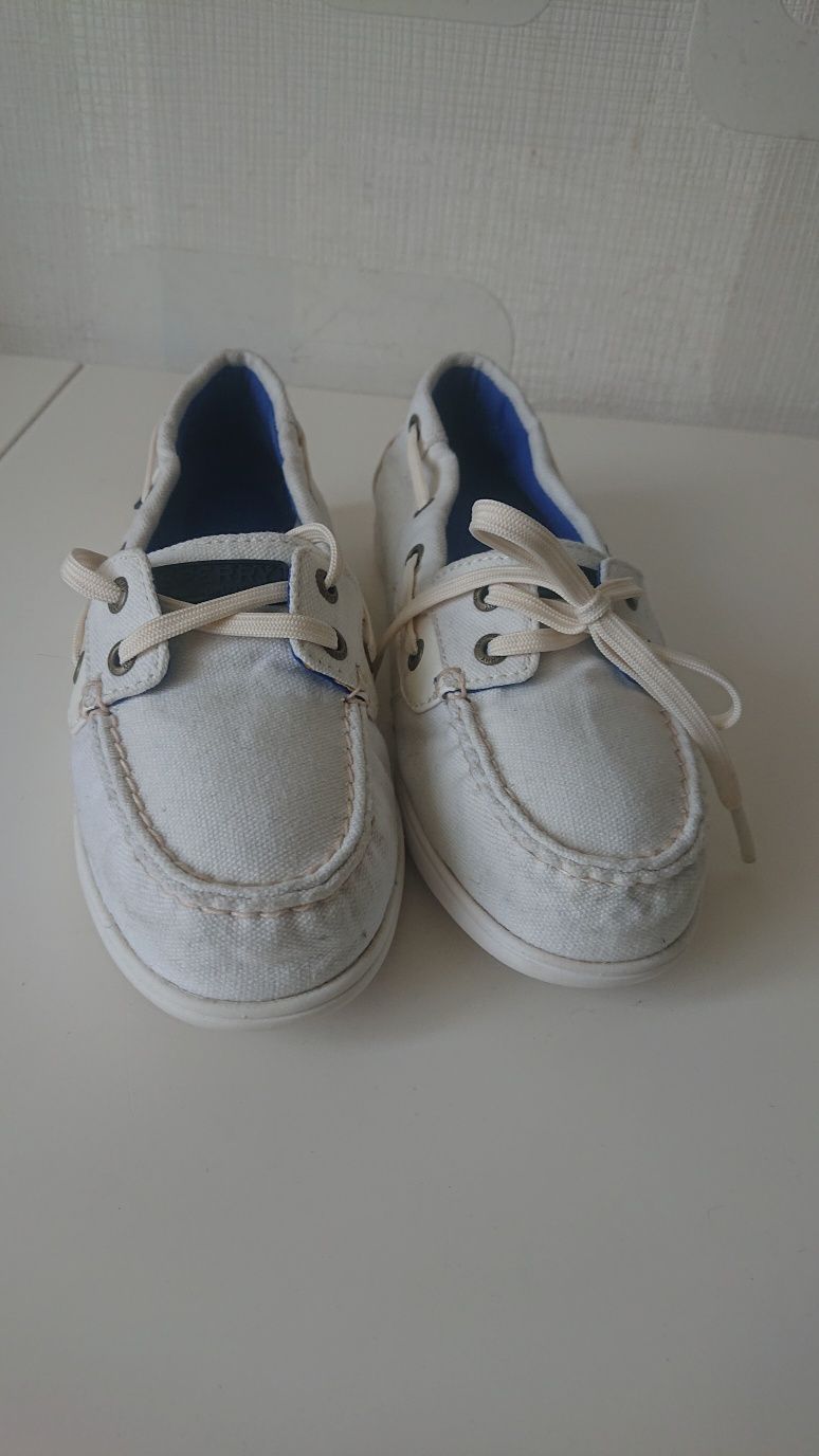 Брендовые парусиновые мокасини Sperry top sider оригинал из США