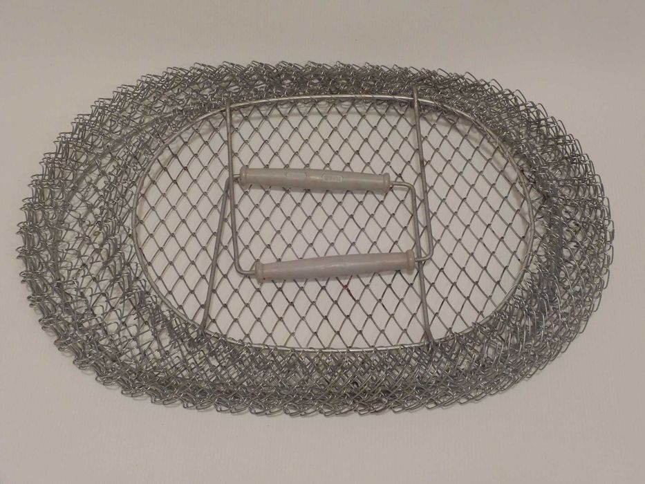 Koszyk metalowy druciany składany na warzywa