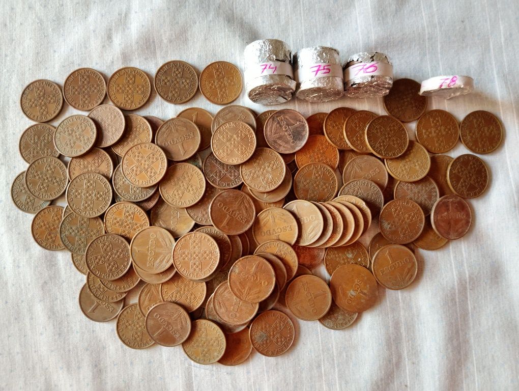 155 moedas 1$00, 1969 a 1979