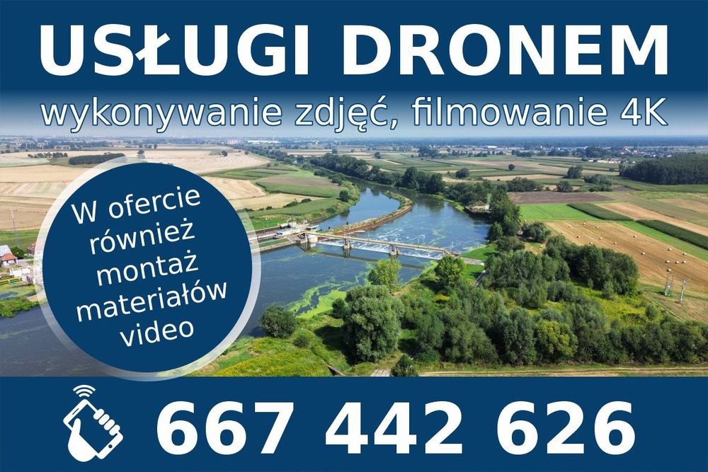 Profesjonalne usługi dronem – zdjęcia i filmy z lotu ptaka!