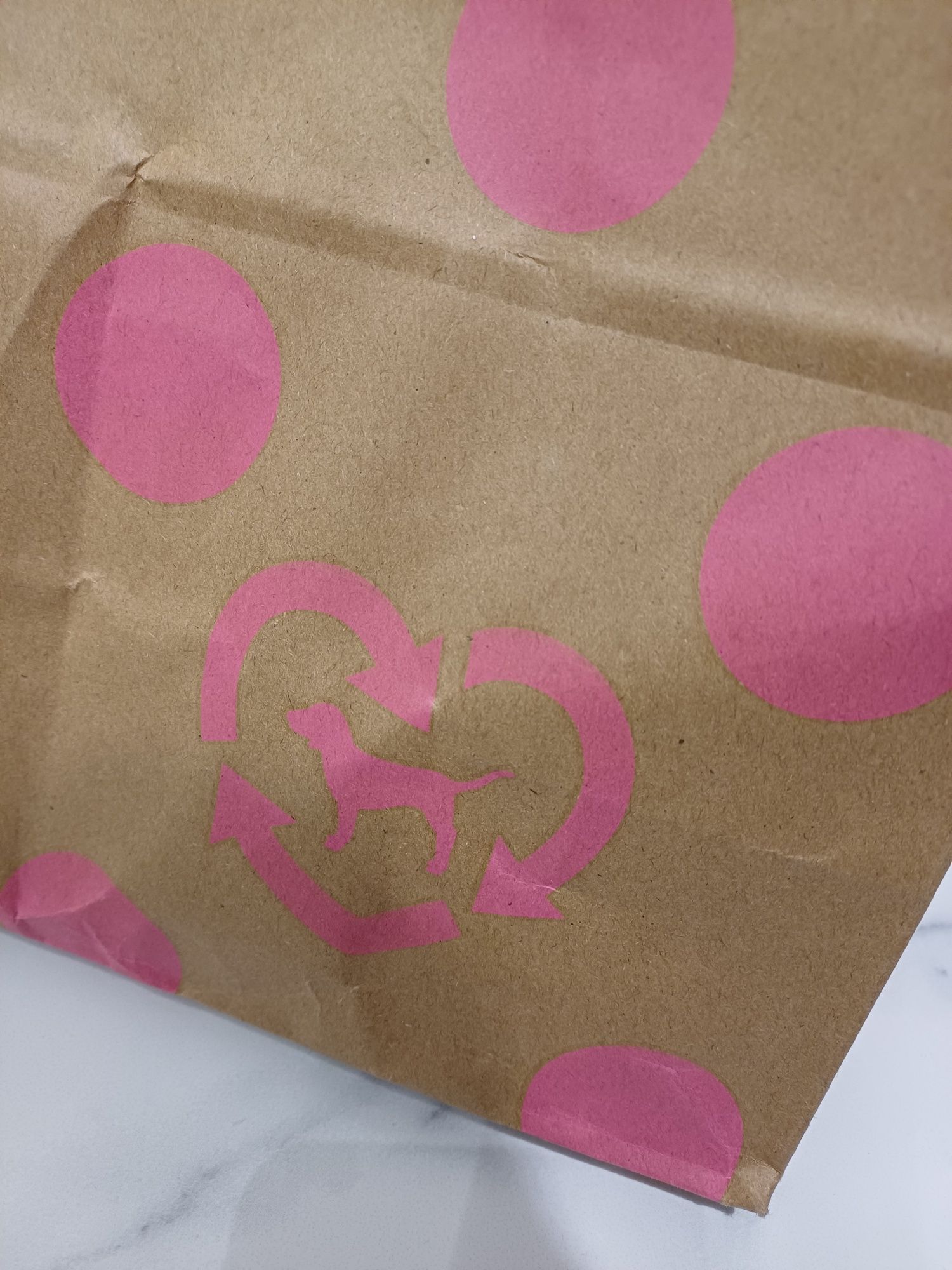 Victoria's Secret pink papierowa torba zakupy torebka prezentowa