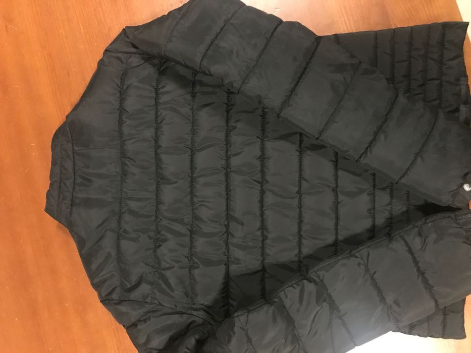 Casaco poliester acolchoado preto de senhora também S da Berska