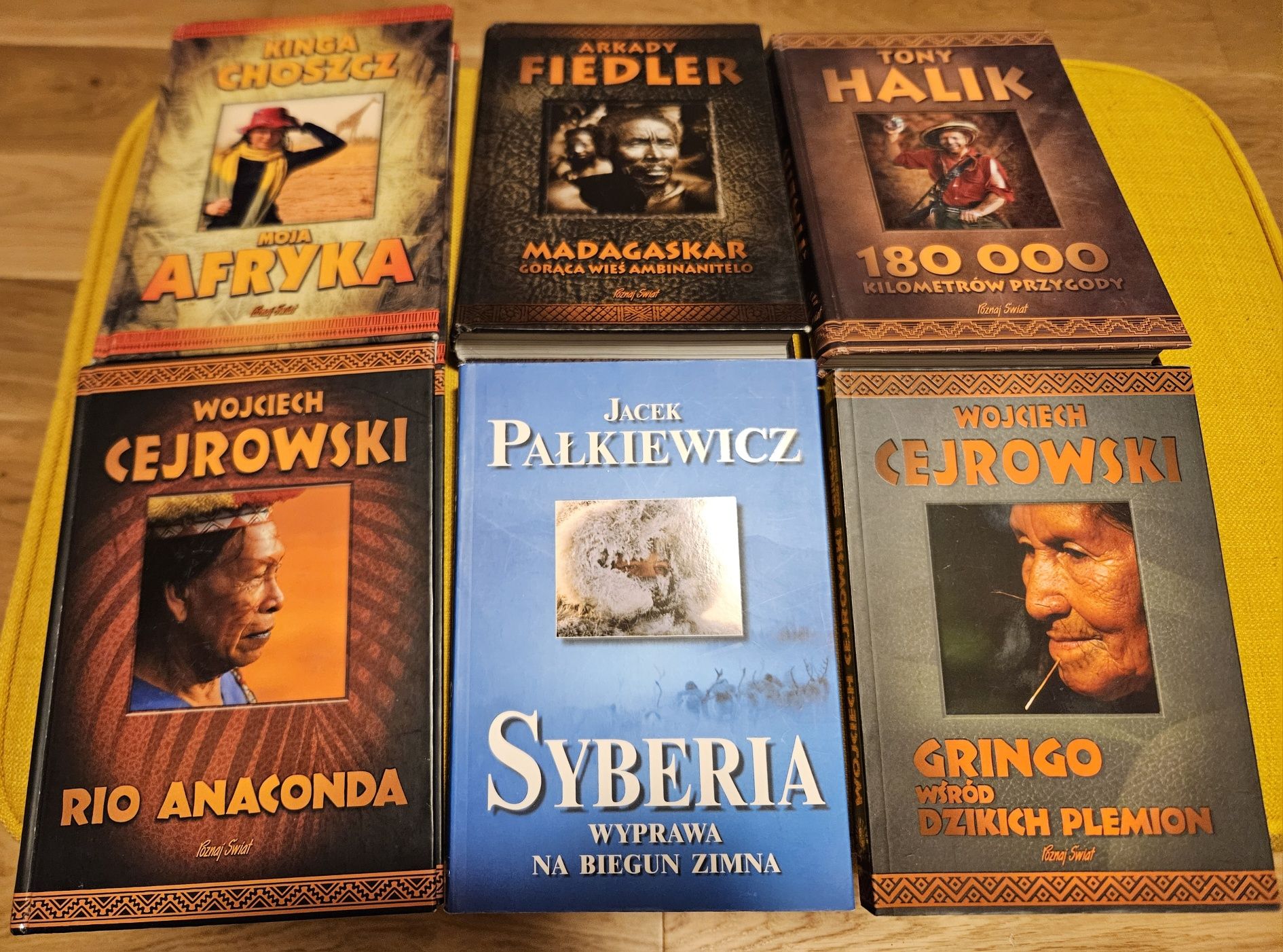 Ksiazk komplet:  Cejrowski Choszcz Fiedler Pałkiewicz Halik