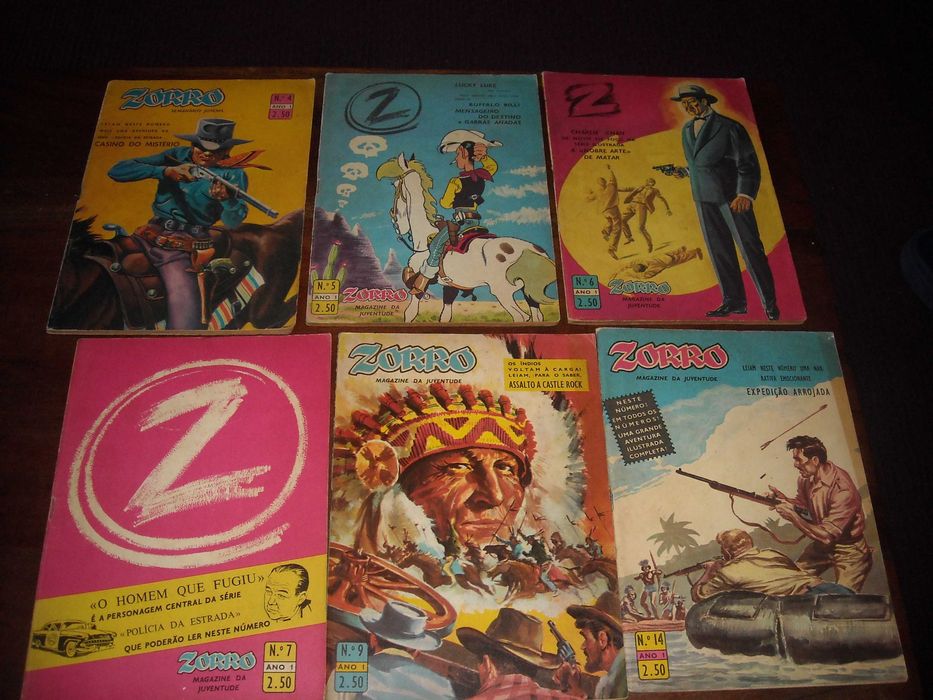 Revistas Zorro - Magazine da Juventude - Anos 62/63/64
