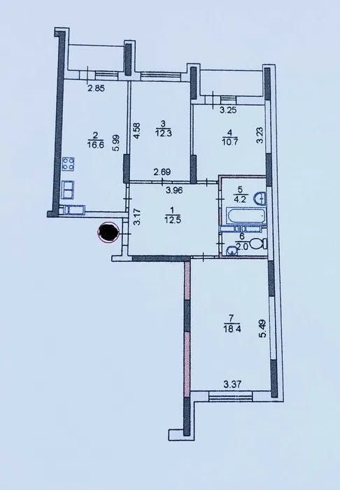 3К 80м в ЖК Медовий Кадетський Гай Лобановського