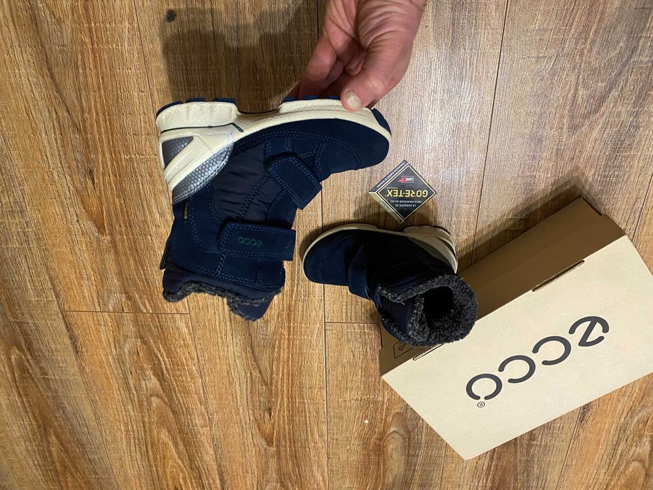 Ecco Gore-Tex ботинки зимние термо сапожки черевики детские ECCO р.27