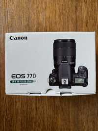 Aparat Canon EOS 77D + Obiektyw Canon 50mm
