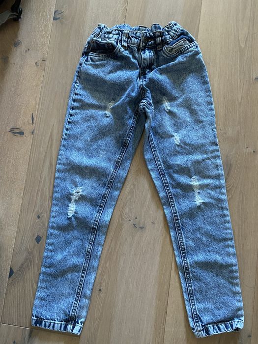 Spodnie jeansowe dziewczece rozm 128/134