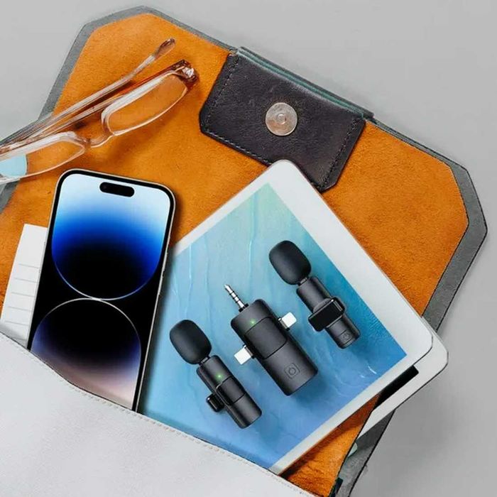 Петличка - студийный чувствительный микрофон 3-в-1 Spy VDV мікрофон