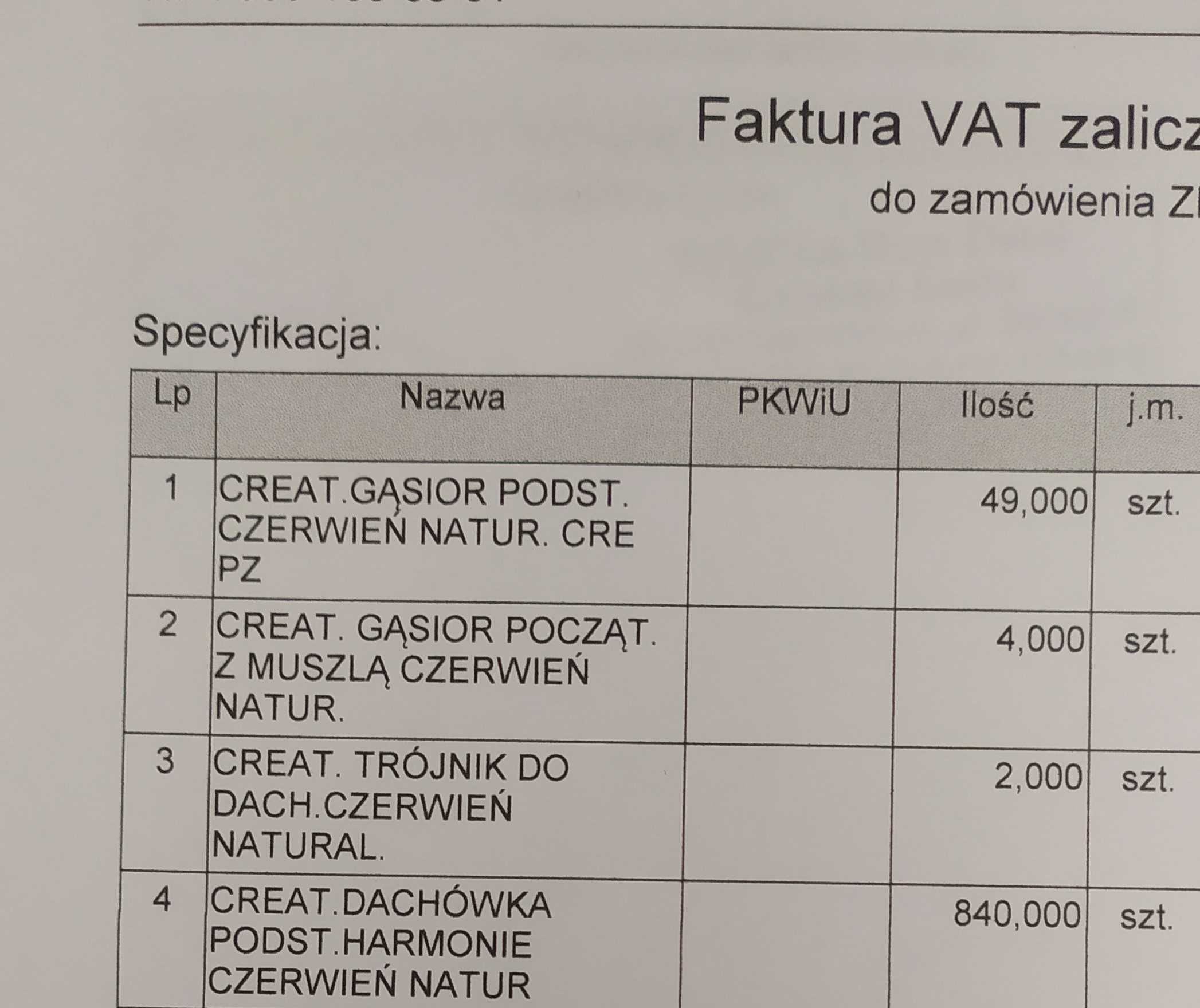 Dachówka Creaton Harmonie + gąsior + trójnik