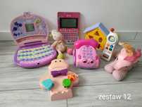 Zestaw zabawek Fisher Price vtech interaktywne myszka Miki peppa