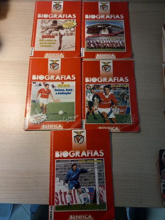 Livros do Benfica. Biografias.