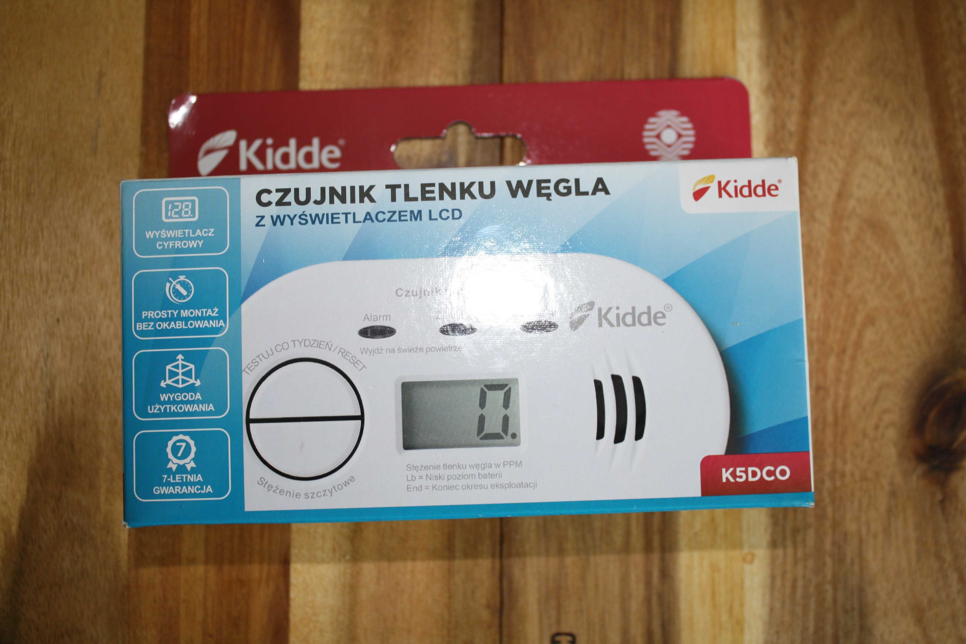 Czujnik tlenku węgla z wyświetlaczem K5DCO KIDDE