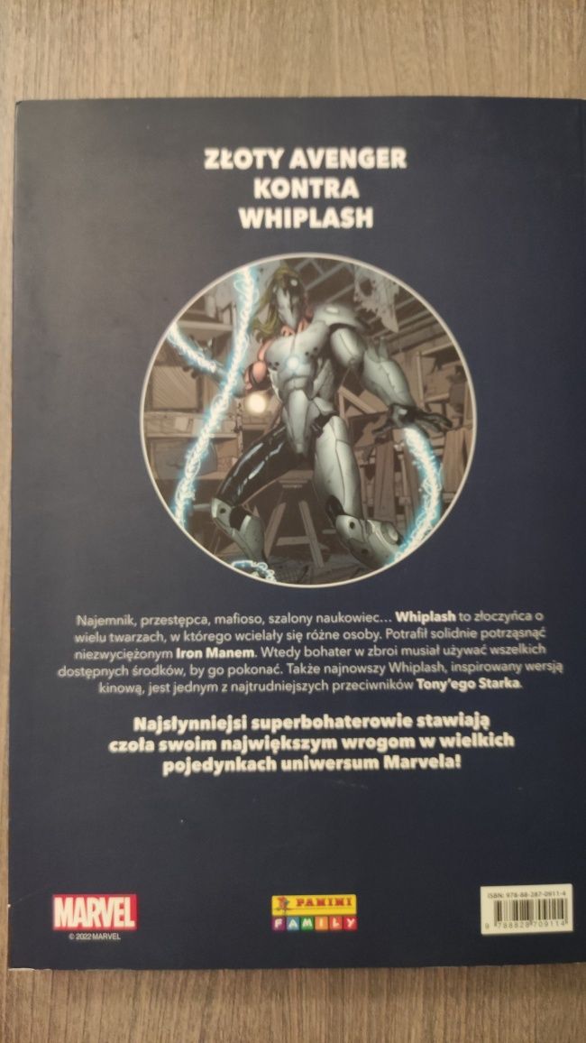 Komiks Iron Man kontra Whiplash kolekcja wielkie pojedynki Marvel