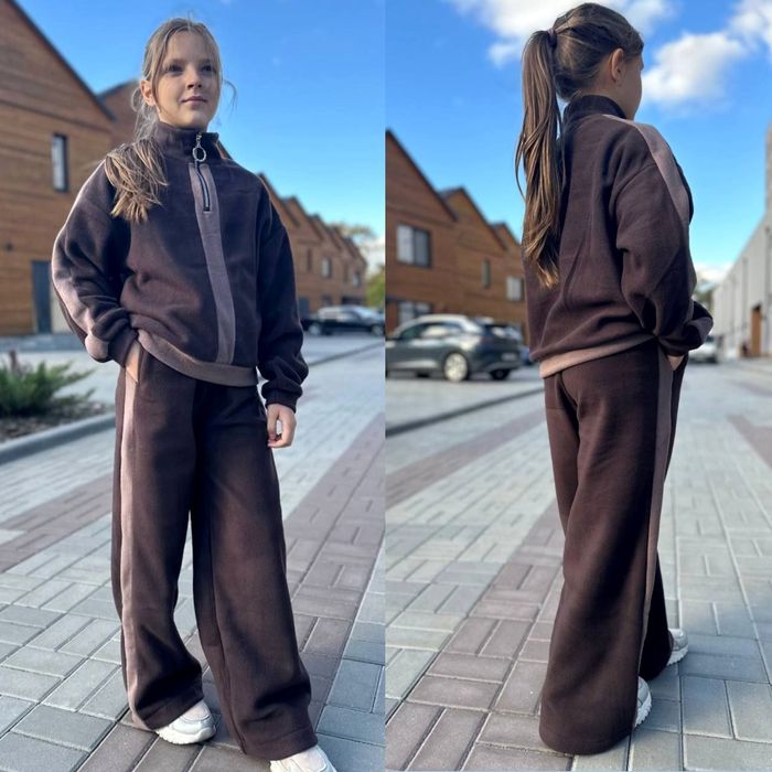 ‼️Флісовий костюм на дівчинку. Фліс ПОЛАР. Розміри від 110 до 164