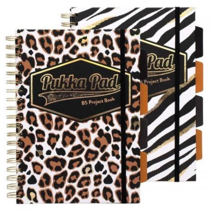 Project Book Wild B5/100K linia mix (2szt) PUKKA PUKKA folia,255x217