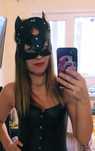 Maska Catwomen kotka Halloween cosplay
