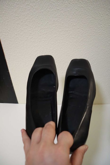 Sapatos Copitraje pretos para traje académico Português em pele, 38