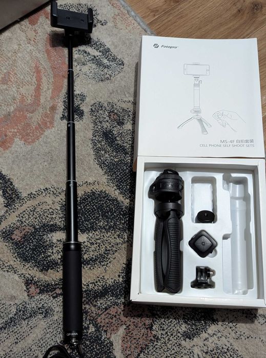 Штатив 2 в 1 FotoPro MS-4F Tripod For Cell Phone