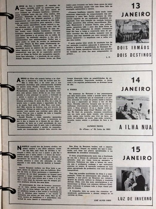 Filme, Revista Mensal de Cinema,Fevereiro de 1964