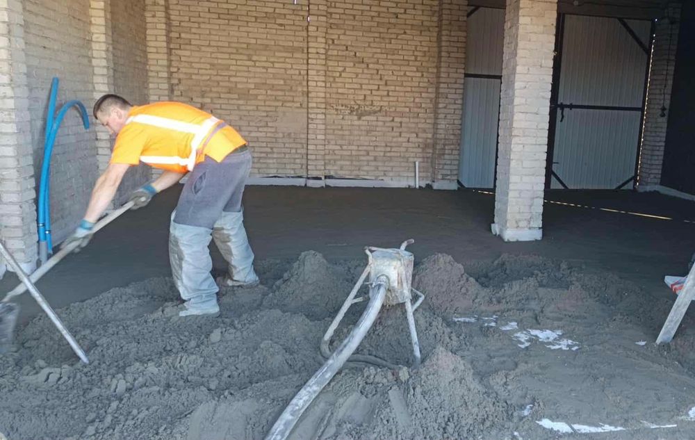 Posadzki betonowe agregatem spalinowym