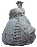 Coalport porcelanowa figurka Rose