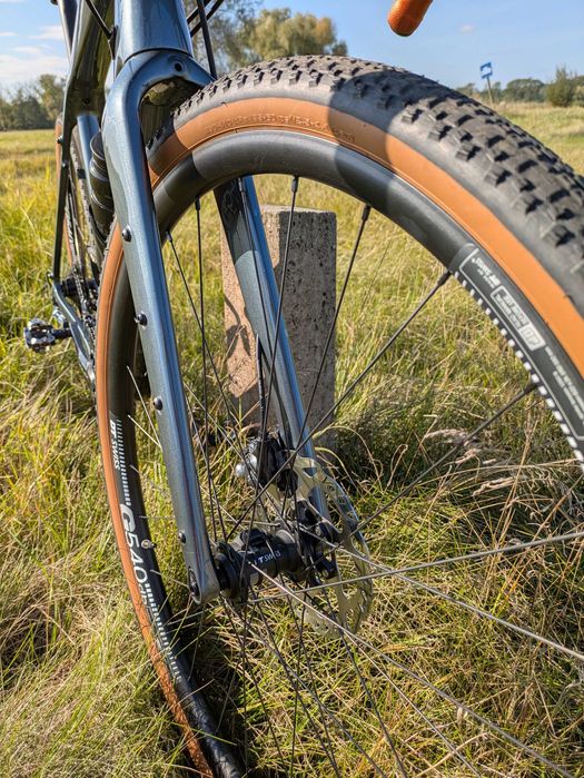 Rower przełajowy Gravel D2 - karbon M 19" Shimano GRX-810 2x11 koła 28