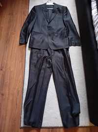 Garnitur marynarka i spodnie 170 cm czarny męski