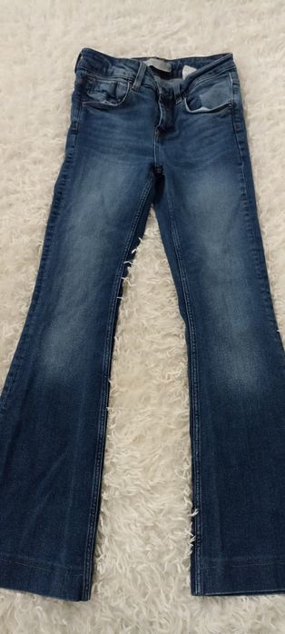 Spodnie jeansy dzwony rozmiar 32 Zara