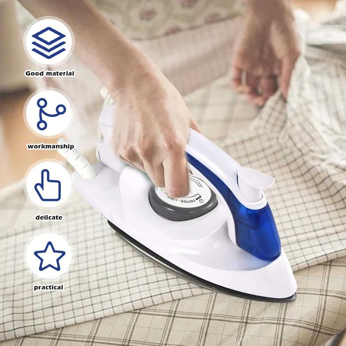 Molbory Składne Mini Żelazko Parowe do Podróży, 700W Przenośne, Ręczne