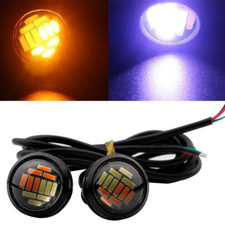 Врезные Led ДХО Орлиный глаз все цвета