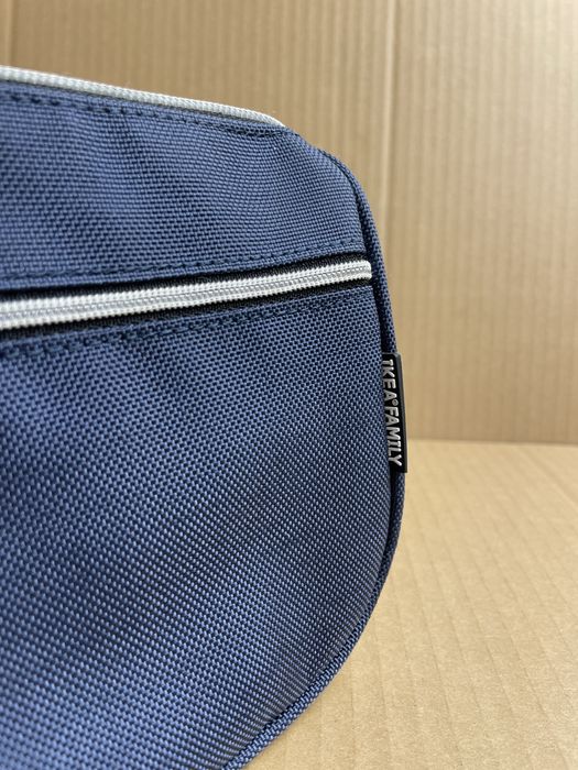 Текстильна косметичка ikea , органайзер з кишенями на блискавці