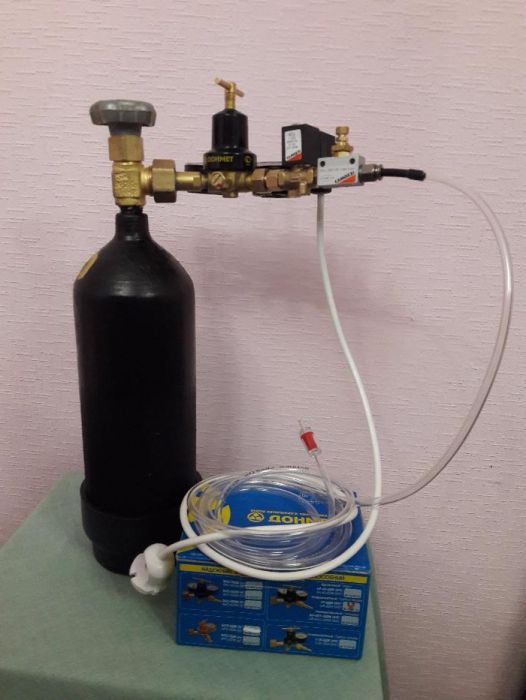 Со2 система Camozzi углекислотная аквариумная баллон балон камоци гроу