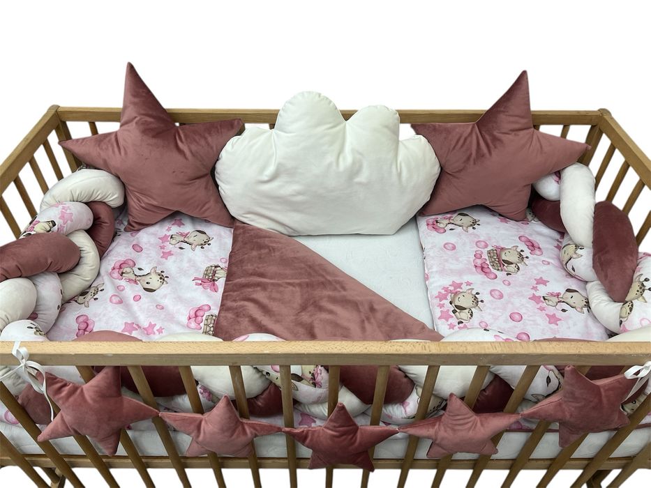 Warkocz do łóżeczka pościel ochraniacz