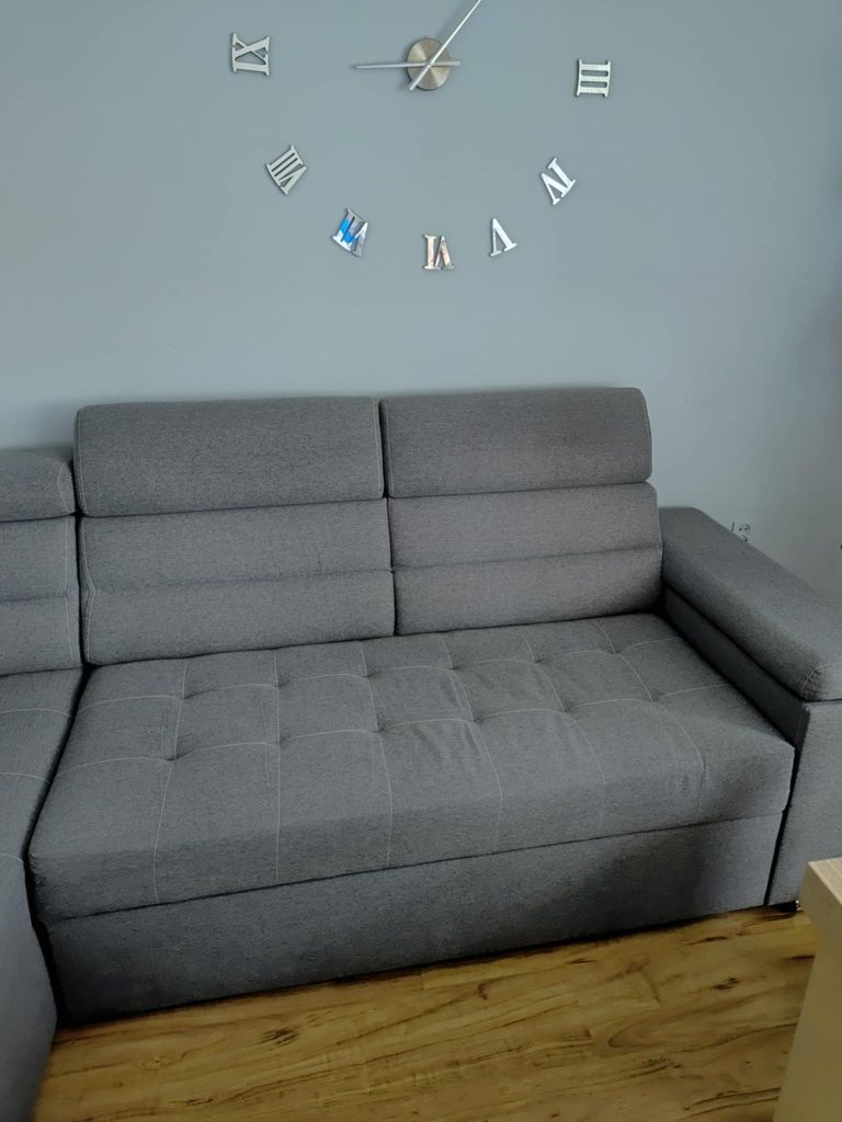 Narożnik z funkcja spania