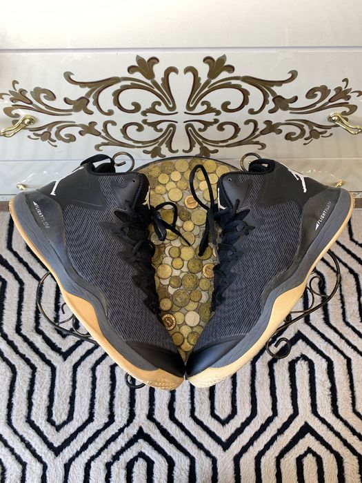 Черные высокие кеды кроссы кроссовки nike air jordan super fly 44