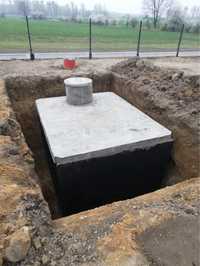 Zbiorniki betonowe również kompleksowo z podłączeniem oraz wykopem
