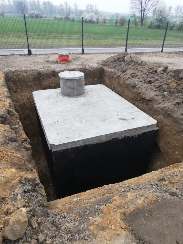 Zbiorniki betonowe również kompleksowo z podłączeniem oraz wykopem
