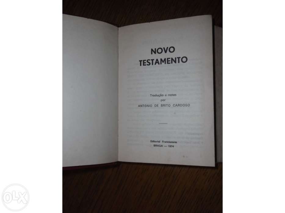 "O novo testamento"edição 1974