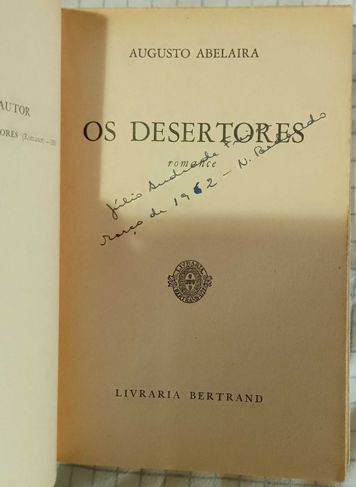 Os desertores, Augusto Abelaira