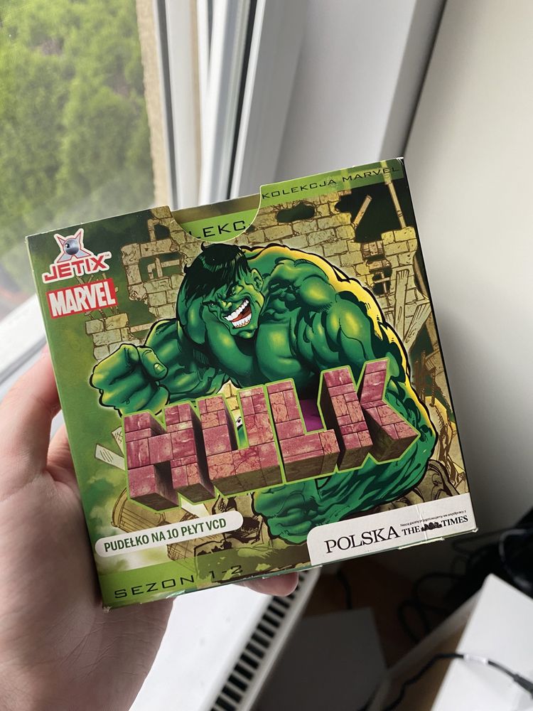 Płyty DVD Hulk Marvel Jetix komplet x10