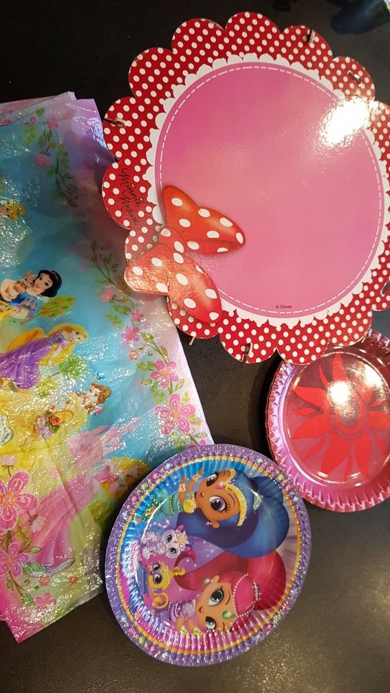 Talerz na tort Myszka Miki - Minnie Mouse