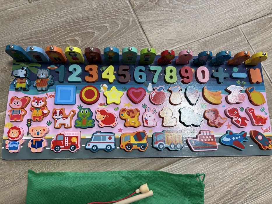 Деревʼяна гра сортер, сортер з дерева