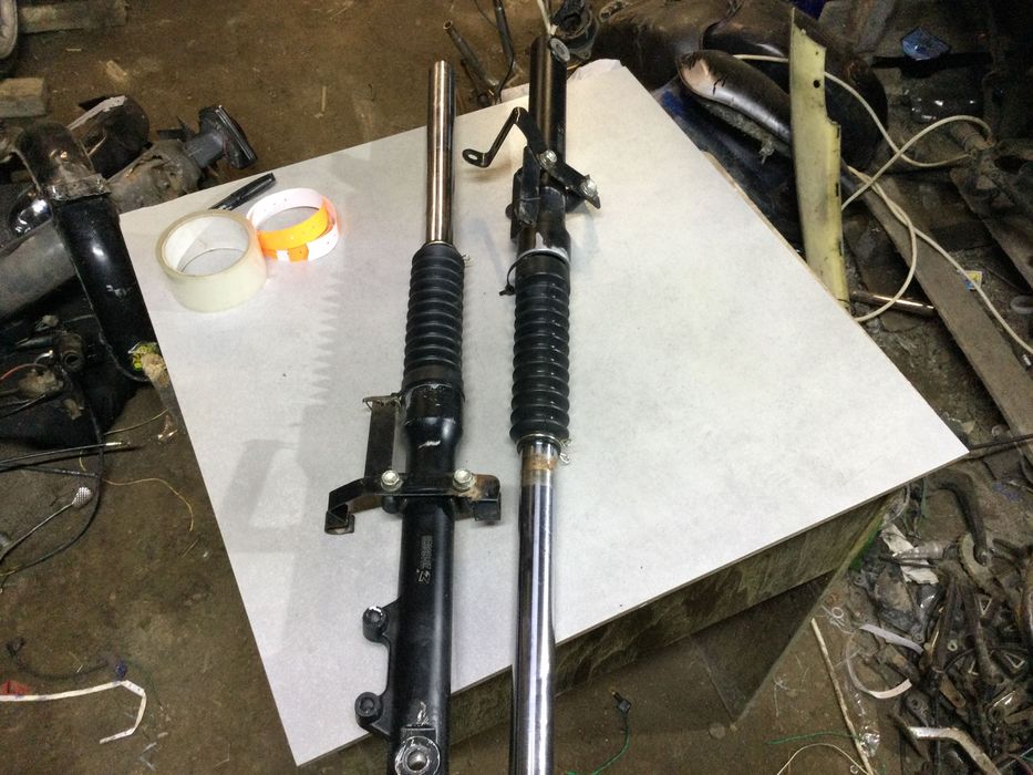 Перя до вилки Спарк, Вайпер, Хорнет рс150, передні амортизатори до мот