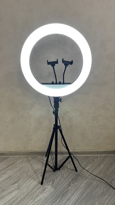 Лампа кільцева LED RL-18 зі штативом 2 м 45 см