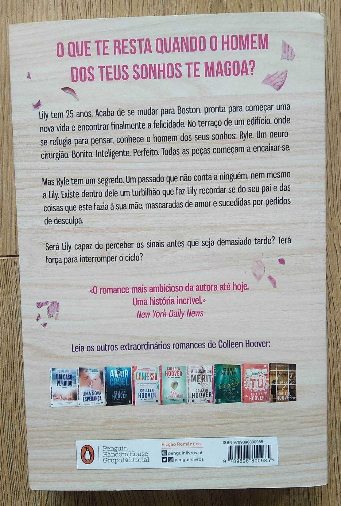 Livro: "Isto Acaba Aqui
de Colleen Hoover"