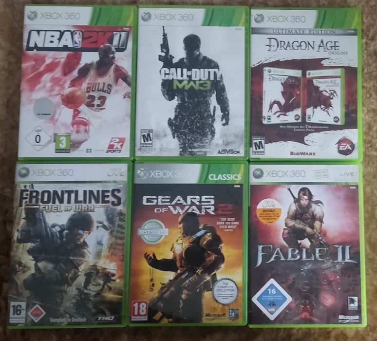 Лот ліцензійні ігри Xbox 360